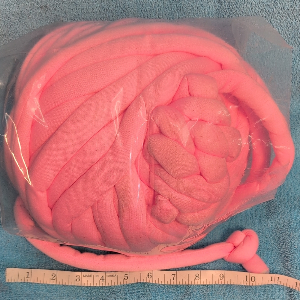 Chunky Pink Knitting Yarn